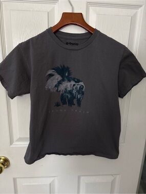 Ouray Kids' Charcoal Graphic Skunk Tee